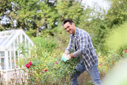 Low-carbon van used for sustainable garden collections in Rush Green
